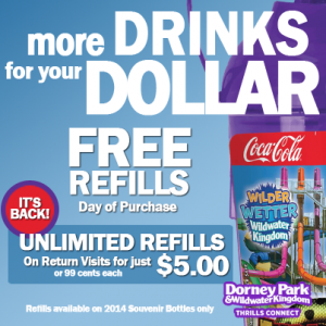 Dorney Park 2014 Unlimited Refill Cup