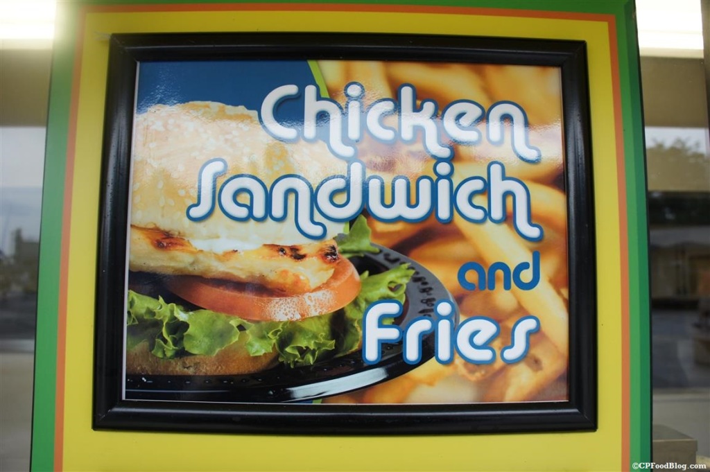140719 Cedar Point Sky Ride Refreshments Chicken Sandwich Sign