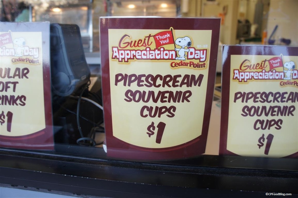 141102 Cedar Customer Appreciation $1 Pipescream Souvenir Cups