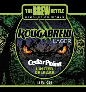 Cedar Point Brew Kettle Rougabrew Lager Label