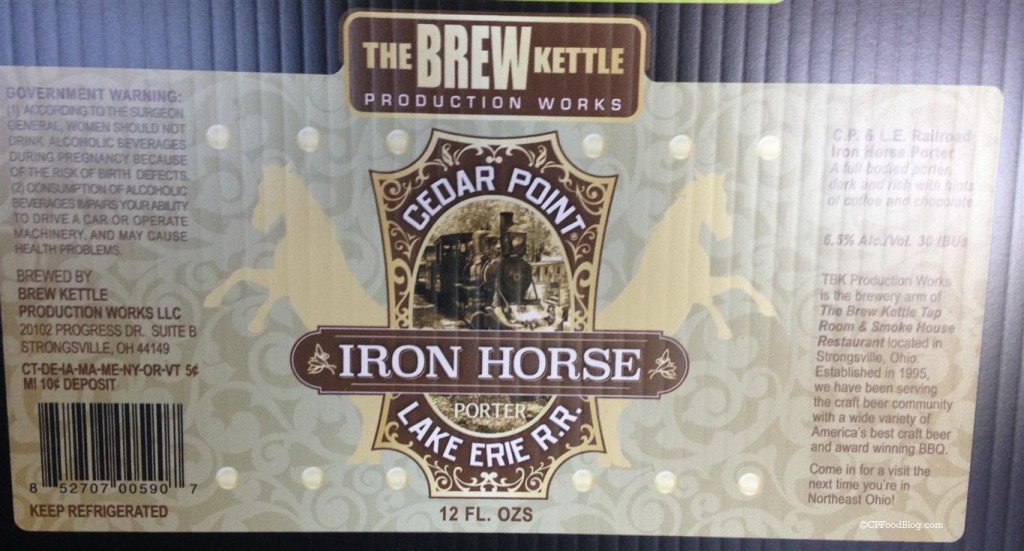 150922 Cedar Point Brew Kettle C.P. & L.E. Railroad Iron Horse Porter