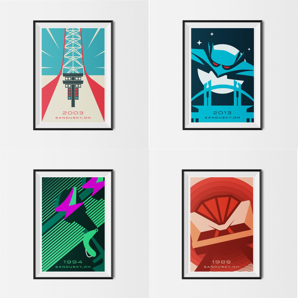 Made to Thrill Cedar Point Posters