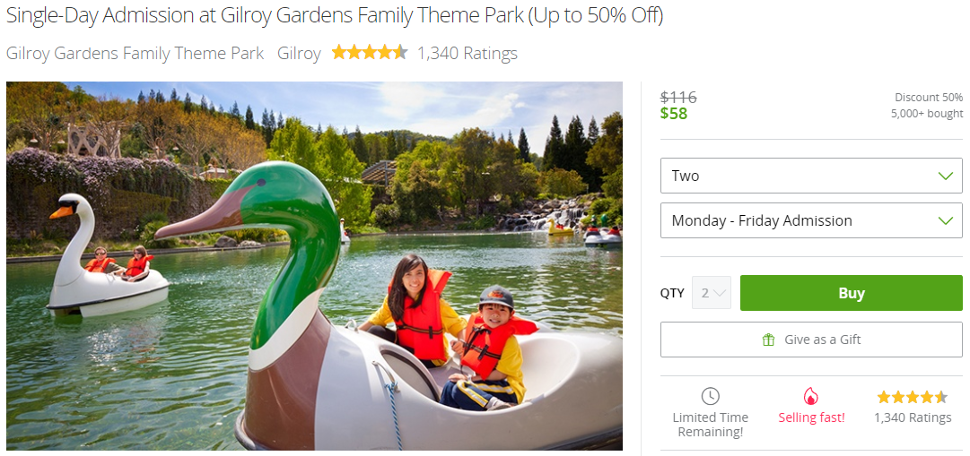 Save Up To 50 Off Gilroy Gardens Tickets Cp Food Blog