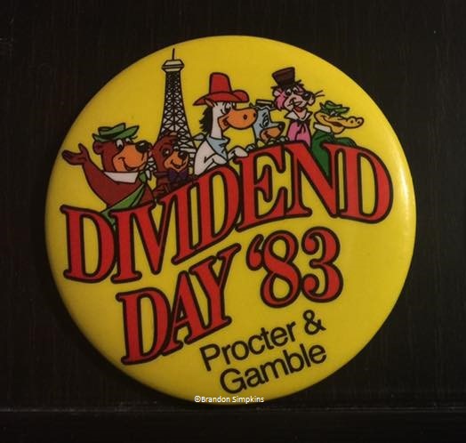 1983 Kings Island Procter Gamble Dividend Days Button ©Brandon Simpkins‎