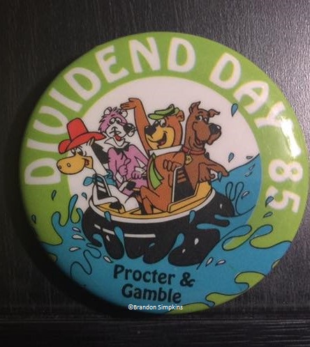 1985 Kings Island Procter Gamble Dividend Days Button ©Brandon Simpkins‎