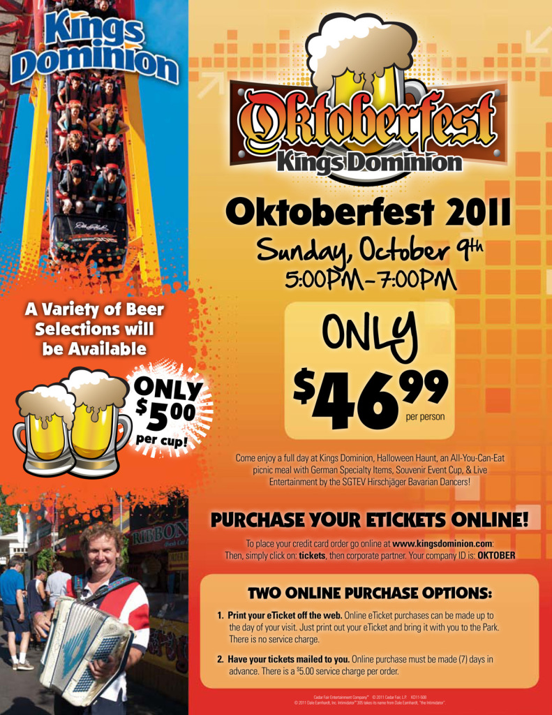Kings Dominion Oktoberfest & Special Haunt Treats CP Food Blog