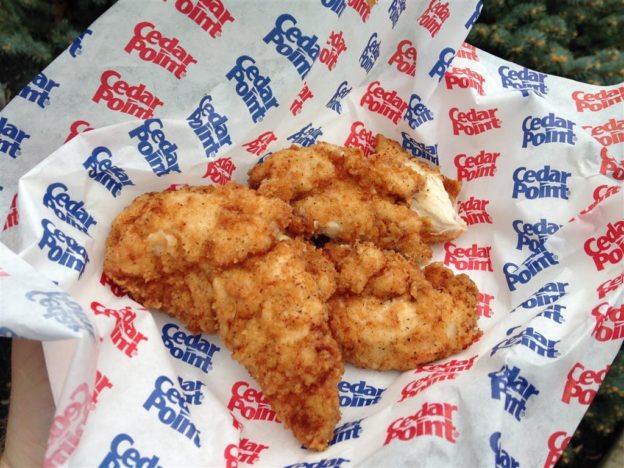 Review: Cedar Point Frontier Inn Hand Breaded Chicken Tenders - FUN ...