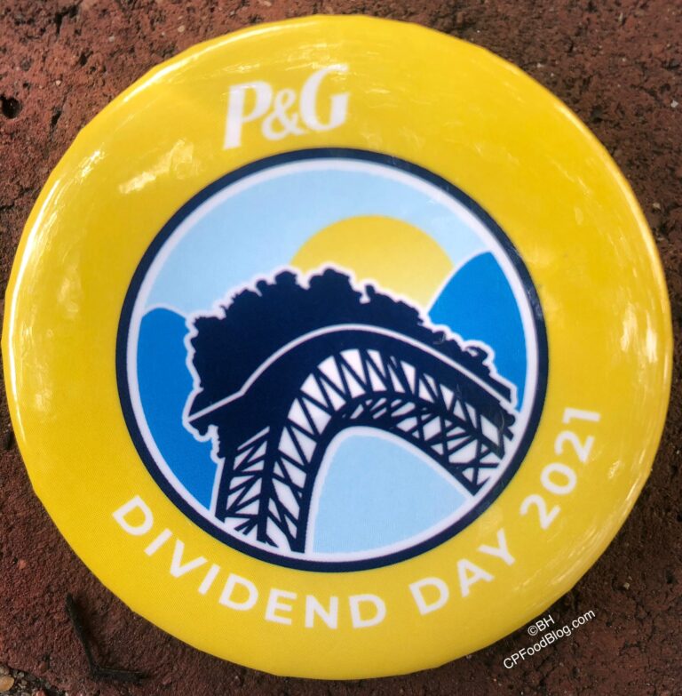 Kings Island Procter & Gamble Dividend Days Buttons FUN Food Blog