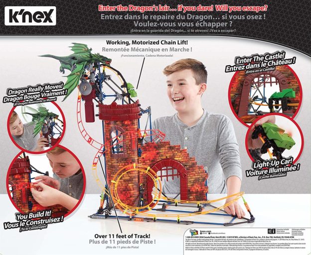 knex dragons revenge thrill coaster